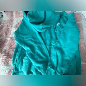 teal nike hoodie